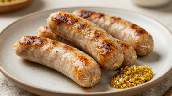 Plant-based sausages